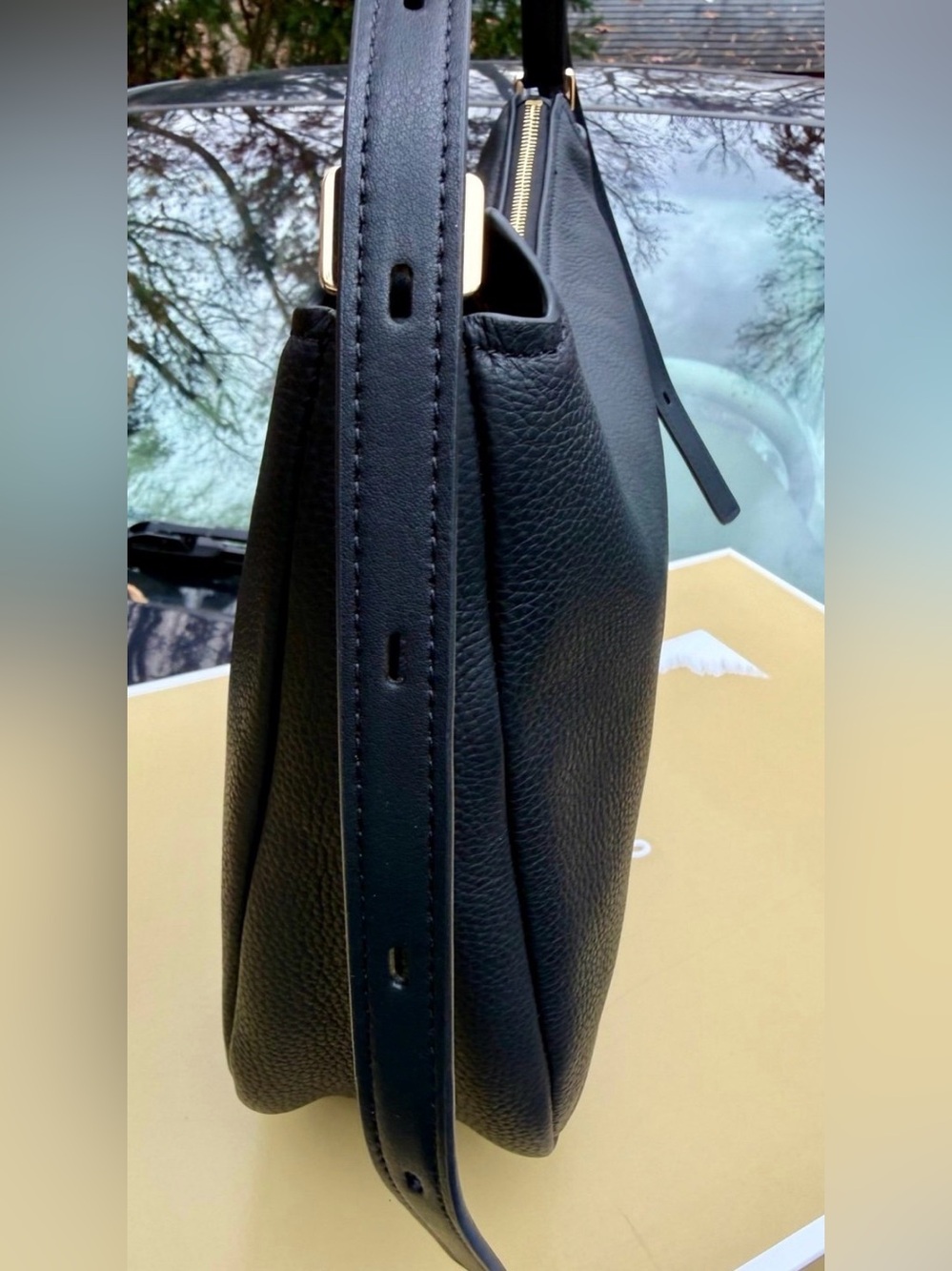 Michael Kors Black Pebbled Leather Nolita - Picture 5 of 14